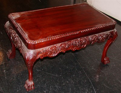 Lot 2366 - Georgian Style Mahogany Low Table