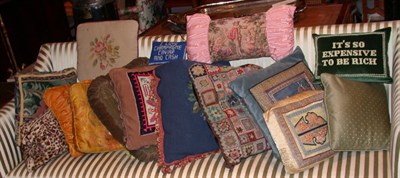 Lot 2443 - Miscellaneous Group of Throw Pillows...