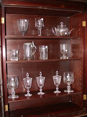 Lot 2458 - Miscellaneous Group of Etched Glass Table...