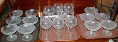 Lot 2454 - Miscellaneous Group of Assorted Glass Stemware...