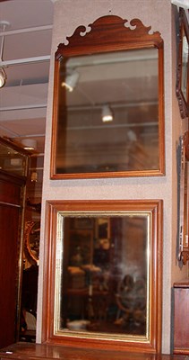 Lot 2479 - Two Georgian Style Mahogany Mirrors Including...
