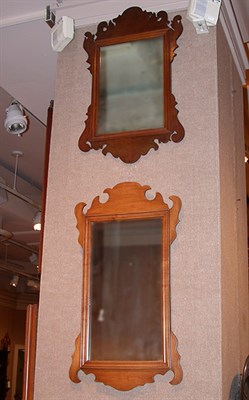 Lot 2482 - Two Georgian Style Mahogany Mirrors