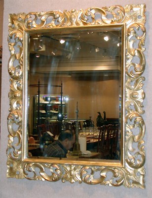 Lot 2615 - Rococo Style Gilt-Wood Mirror Height 28 inches,...