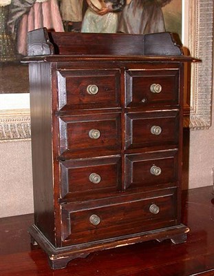 Lot 2505 - Georgian Style Mahogany Miniature Chest