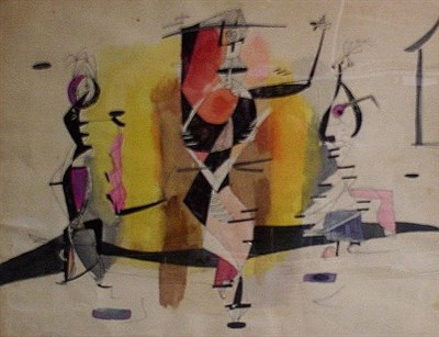 Lot 5 - Mariano Rodriguez Cuban, 1912-1990 ABSTRACT...