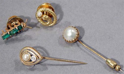 Lot 578 - Group of Assorted Tie Tacks and Stickpins