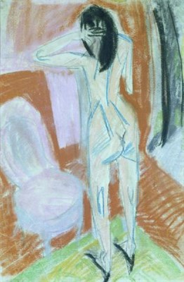 Lot 20 - Ernst Ludwig Kirchner German, 1880-1938 NUDE...