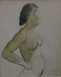 Lot 91 - Joseph Stella American, 1877-1946 PORTRAIT OF...