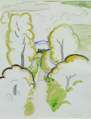 Lot 43 - William Zorach American, 1887-1966 LANDSCAPE...