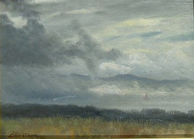 Lot 125 - Albert Bierstadt 1830-1902 HUDSON RIVER Signed...