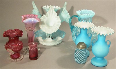 Lot 2126 - Group of Glass Table Articles Including an...