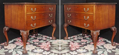 Lot 293 - Pair of Georgian Style Mahogany Chests of...