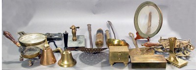 Lot 2092 - Miscellaneous Group of Brass Articles