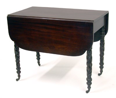 Lot 2109 - Late Federal Mahogany Pembroke Table Circa...