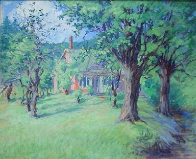 Lot 152 - Harriette Bowdoin 1880-1947 COTTAGE IN SPRING...