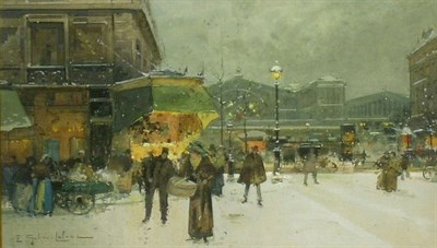 Lot 94 - Eugene Galien-Laloue French, 1854-1941 GARE DE...