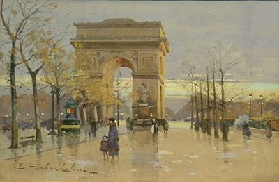 Lot 93 - Eugene Galien-Laloue French, 1854-1941 PLACE...