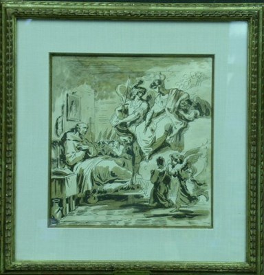 Lot 4002 - Felice Giani Italian, 1758-1823 ASSUMPTION OF...