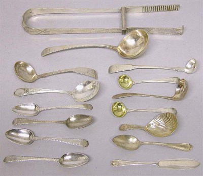 Lot 4375 - Miscellaneous Group of Georgian Silver...