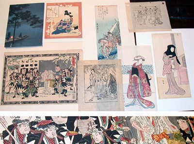 Lot 4205 - Group of Seven Japanese Woodblock Prints Of...