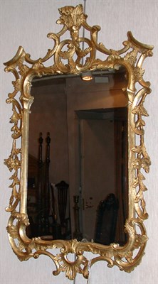 Lot 2158 - Georgian Style Gilt-Wood Mirror Height 46...