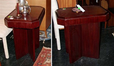 Lot 243 - Pair of Walnut End Tables Designed by Andre...