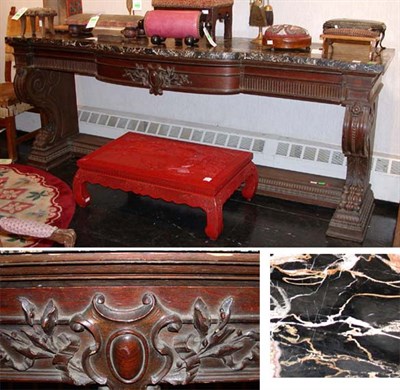 Lot 2173 - Neoclassical Style Marble Top Console Height...