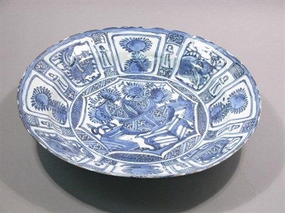 Lot 4271 - Chinese Blue and White Kraak Porcelain Charger...