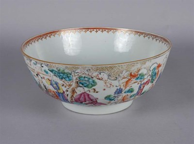 Lot 1603 - Chinese Export Porcelain Bowl Diameter 11 inches.