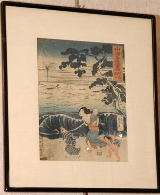Lot 3580A - Utagawa Kuniyoshi Japanese Woodblock Print...