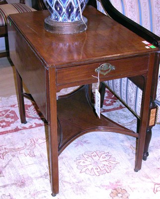 Lot 671 - George III Mahogany Drop-Leaf Side Table...
