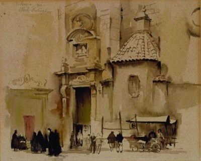 Lot 315 - Clark Hulings b.1922 VALENCIA, 1960 Signed...