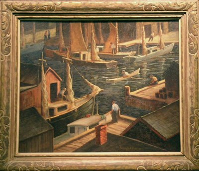 Lot 2071 - Rudolph A. Voelcker American, b.1873 BUSY...