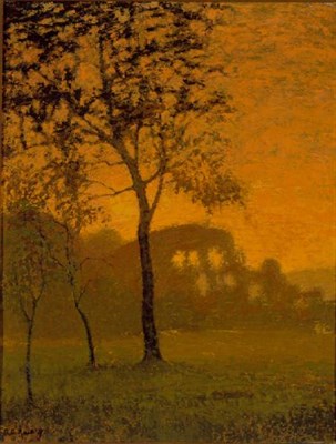 Lot 263 - George Copeland Ault 1891-1948 SUNSET AFTER...