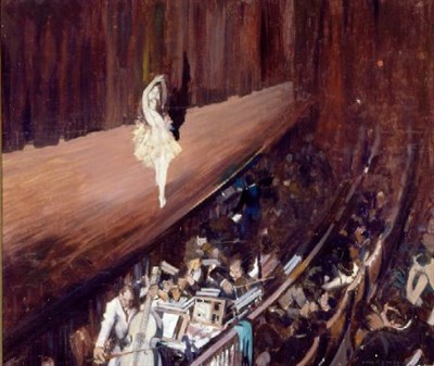 Lot 258 - John R. Grabach 1886-1981 TOE DANCER Signed...