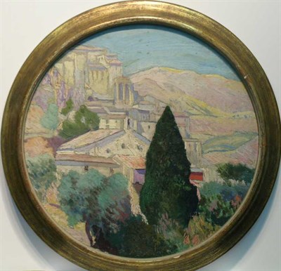 Lot 248 - Joseph Stella 1877-1946 HILLS OF MURO LUCANO...