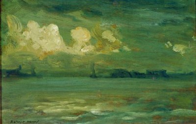 Lot 260 - Robert Henri 1865-1929 CUMULUS CLOUDS OVER...