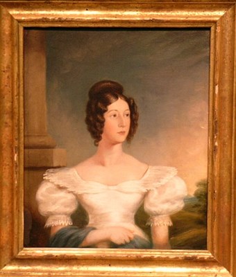 Lot 3073 - Anglo-American School Mid 19th century WOMAN...