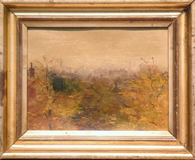Lot 47 - American School Circa 1900 VIEW OF A CITY OVER...