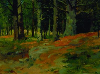 Lot 237 - Charles Warren Eaton 1857-1937 FOREST INTERIOR...