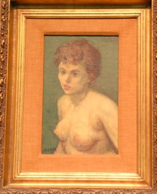 Lot 1 - Moses Soyer American, 18991-74 NUDE - 1956...