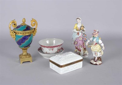 Lot 1348 - Miscellaneous Group of Continental Porcelain...
