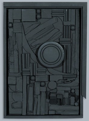 Lot 2264 - Louise Nevelson CITY-SUNSCAPE Black polyester...