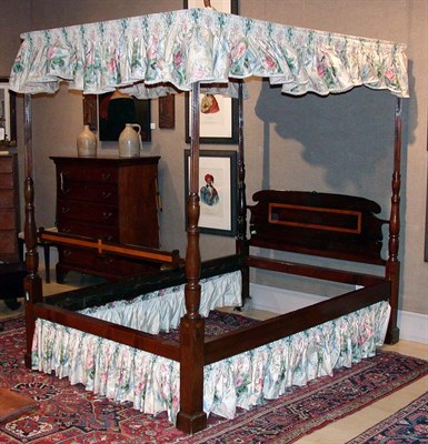 Lot 2094A - Federal Style Mahogany Canopy Bed