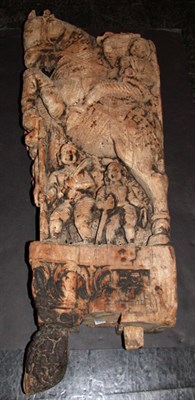 Lot 3390 - Indian Wood Architectural Fragment 18th/19th...