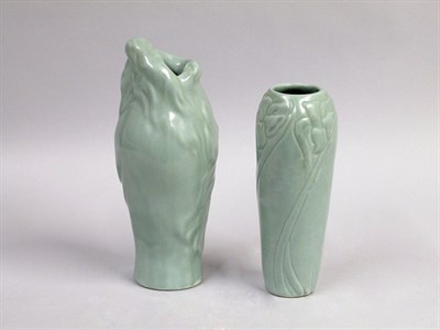 Lot 250 - Two Van Briggle Pottery Vases Height of taller...