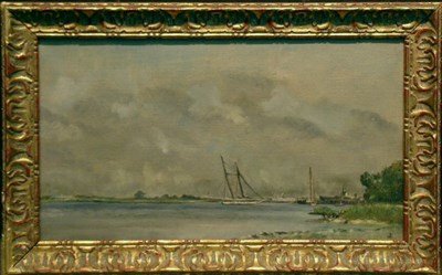 Lot 2007 - American School 20th Century SHIPPING ON THE...