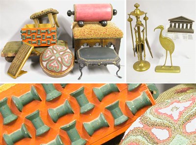 Lot 2172 - Miscellaneous Group of Stools; Together with...