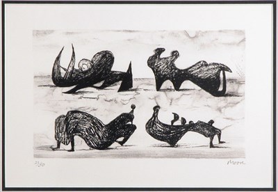 Lot 2255 - Henry Moore FOUR SILHOUETTE FIGURES (CRAMER...