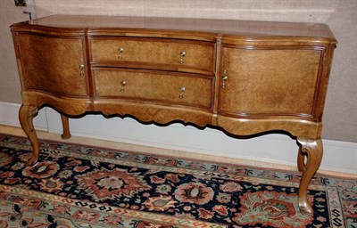 Lot 1230 - Georgian Style Walnut Sideboard Height 34 1/2...